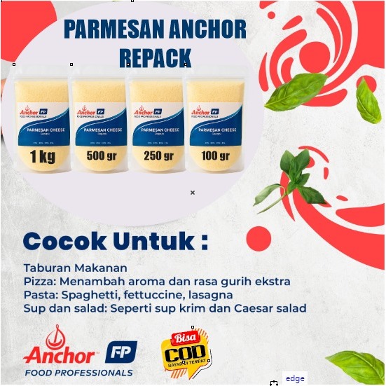 

Parmesan anchor 1 kg repack promo