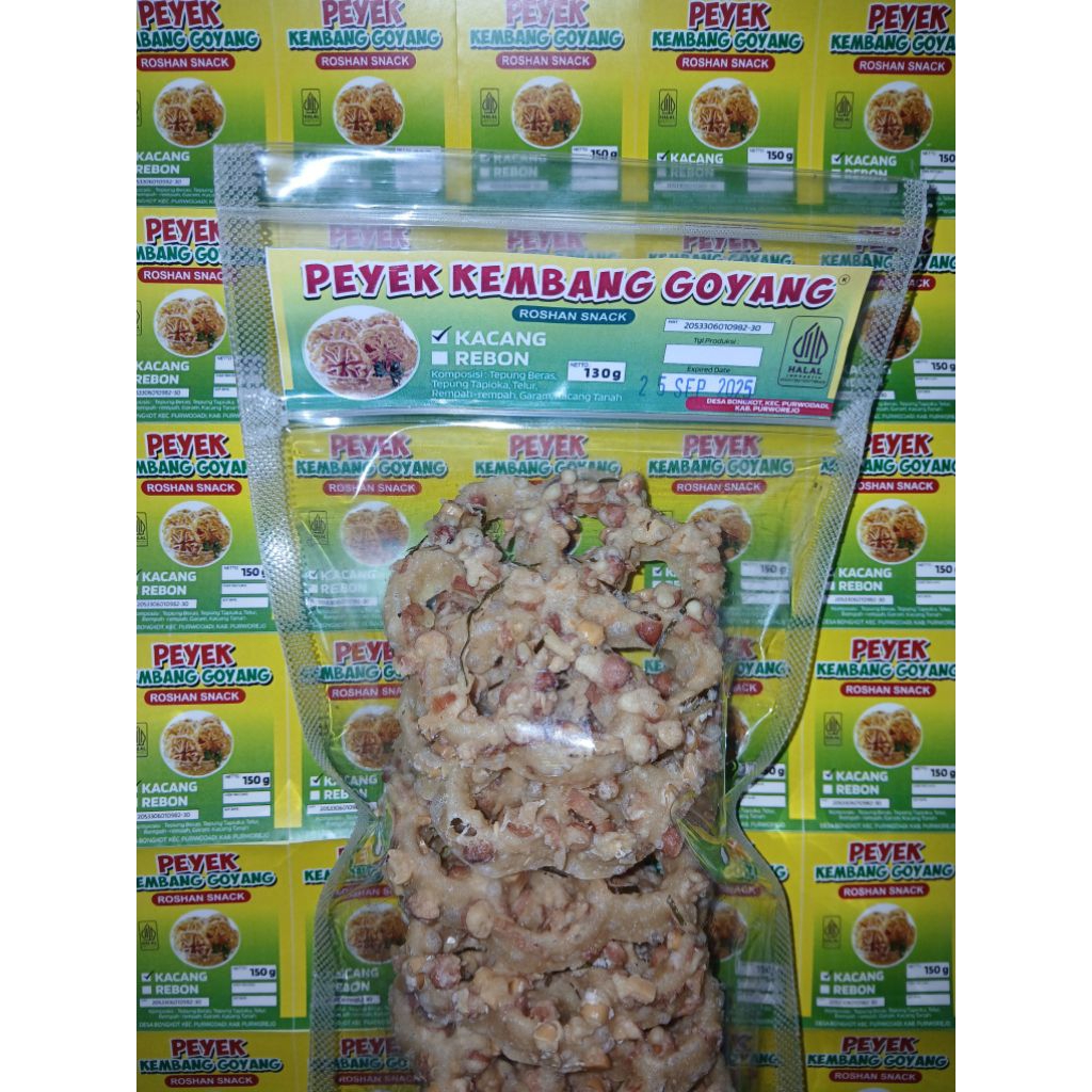 

PEYEK KACANG KEMBANG GOYANG