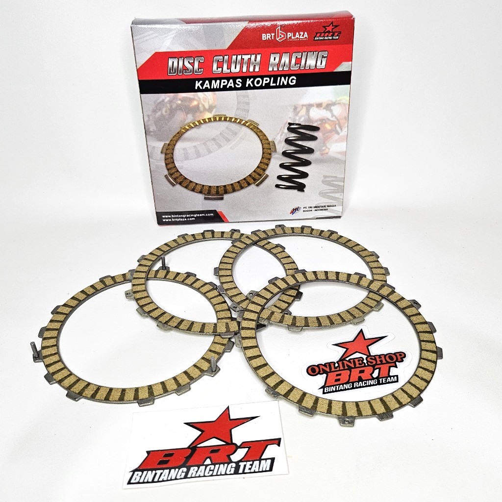 KAMPAS KOPLING BRT PLAT KOPLING BLADE 125 SUPRA X 125 FI HELM IN KYZ