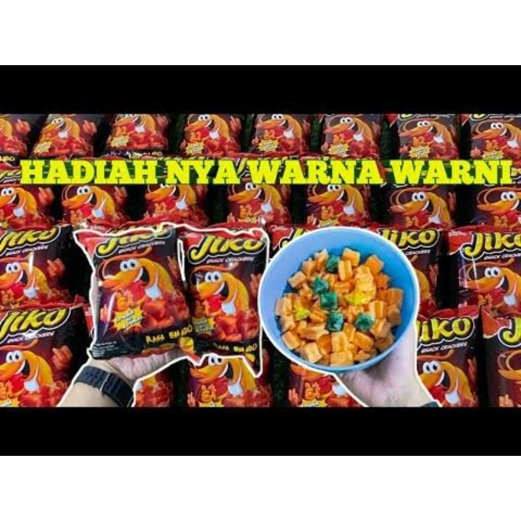 

Ciki Jiko berhadiah uang tunai - Ciki berhadiah uang - 1 pack isi 10 pcs