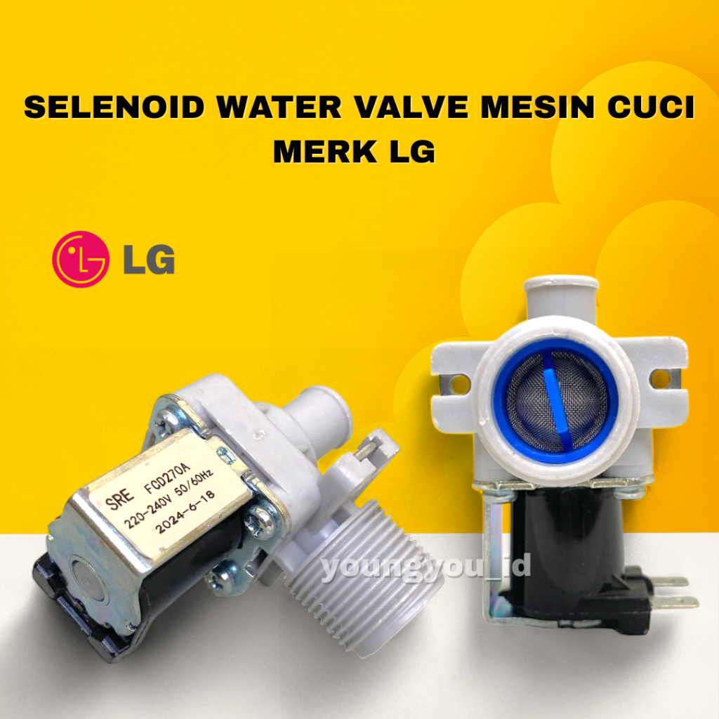 Selenoid LG Water inlet LG Sharp Selenoid Mesin Cuci Sharp Kran Otomatis