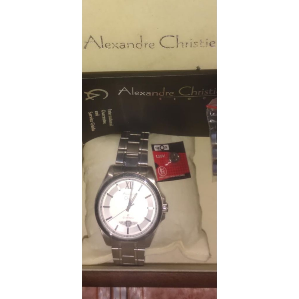 jam tangan Alexandre Christie bekas mulus