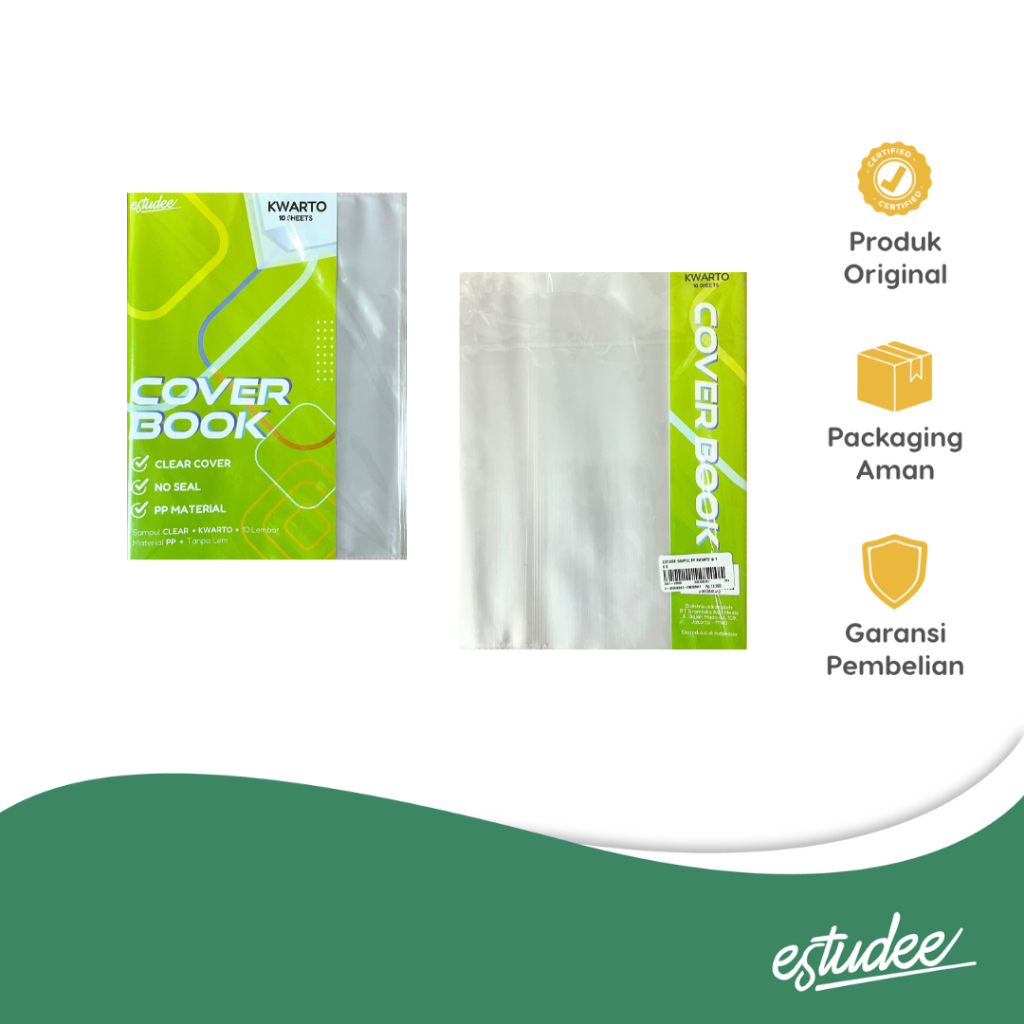 

ESTUDEE SAMPUL PP KWARTO isi 10 K