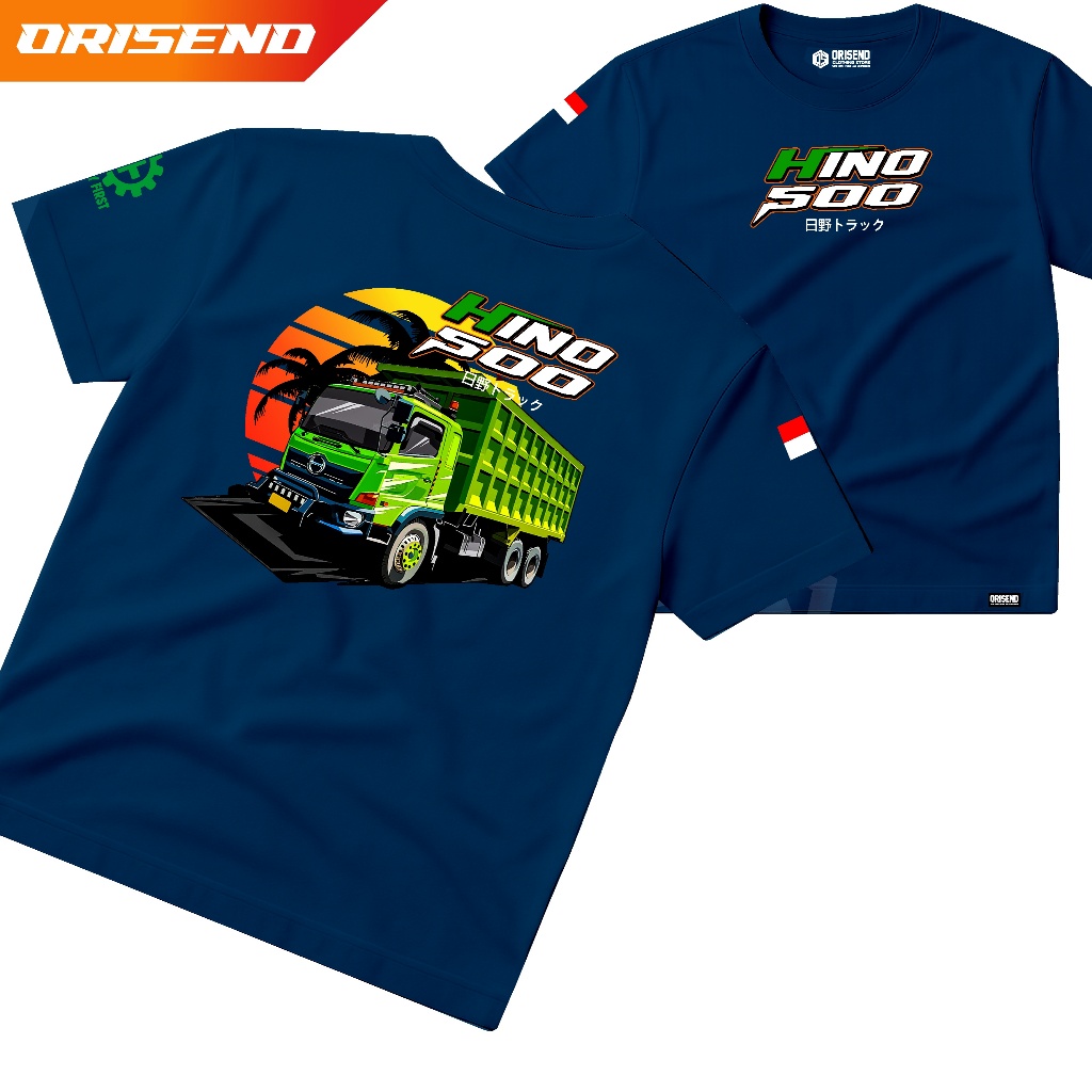 Kaos Viral mobil Truck Driver Hino 500 Dump Hino Lohan Euro4
