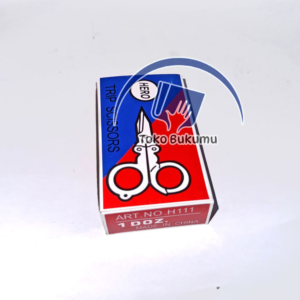 

Gunting Lipat Kecil Saku / Hero Trip Folding Scissors Stainless Steel