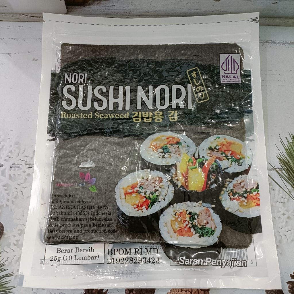 

NORI NORIGO SUSHI NORI ISI (10 LEMBAR)