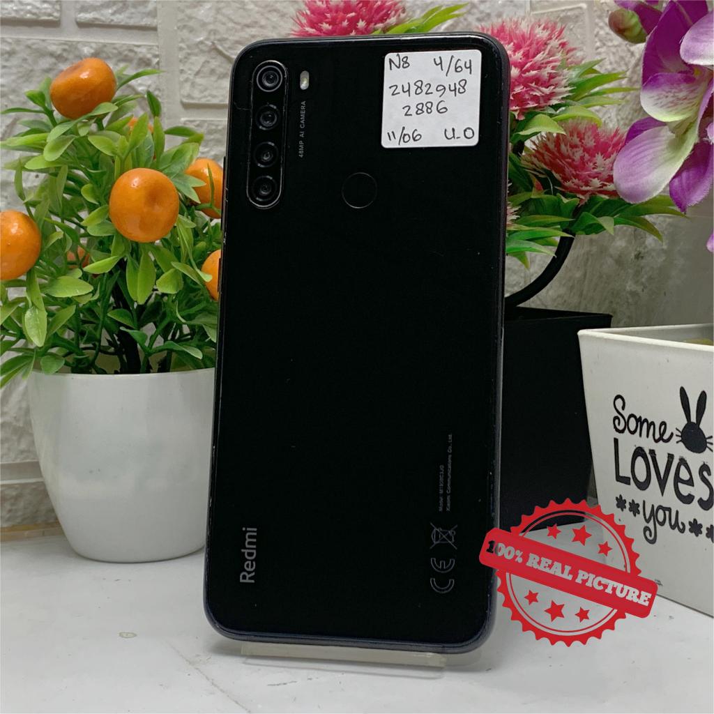 Xiaomi Redmi Note 8 4/64GB Hitam Bekas Secon Original