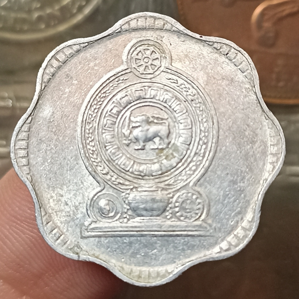 Koin Kuno Sri Lanka 10 Cents Tahun 1978