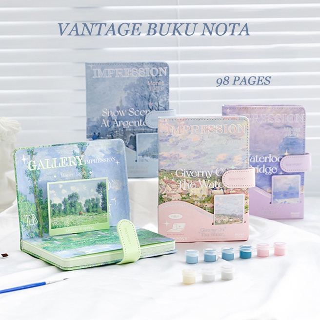 

[Whispers] Rosyposy Buku Diary Nature Pemandangan Korea Vintage Lucu INS Journal Notebook Aesthetic