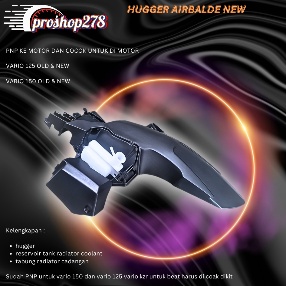 RB SPAKBOR KOLONG HUGGER AIRBALDE VARIO LED NEW VARIO KZR VARIO LED OLD PCX 125 CBU PCX 150 LOKAL