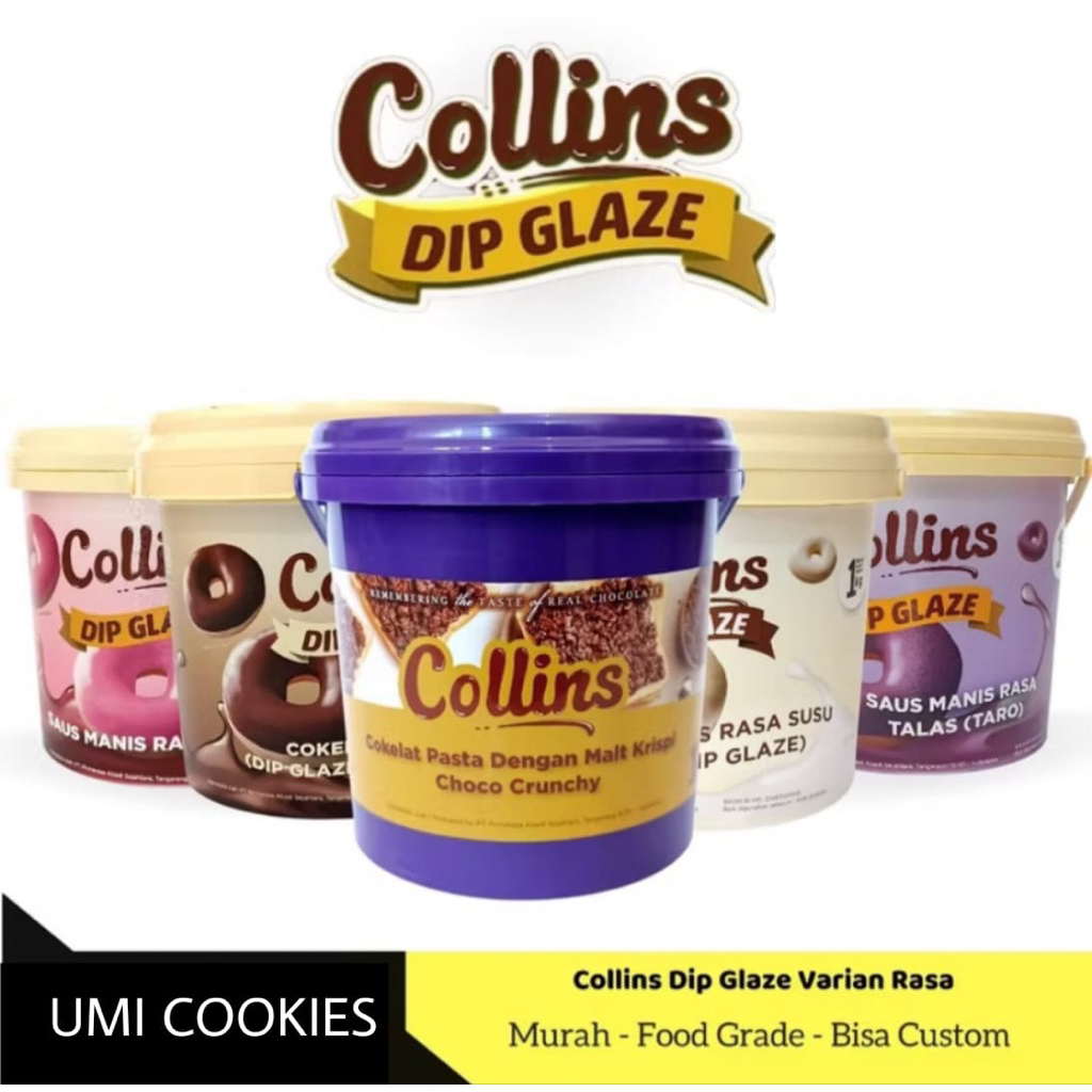 

COLLINS DIP GLAZE ALL VARIANTS 1kg