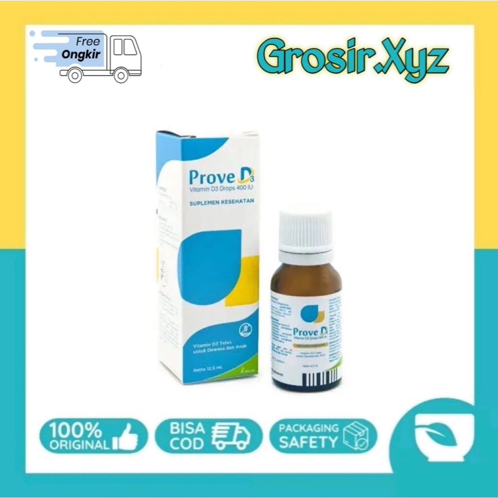 

Grosir Xyz - PROVE D3 DROPS Vitamin D3 Tetes Vitamin Anak/Suplemen Vitamin D Anak