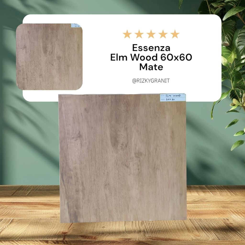 Granit Lantai 60x60 Essenza Elm Wood