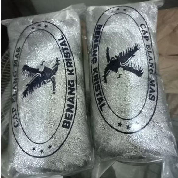 BENANG KRISTAL CAP ELANG MAS SILVER