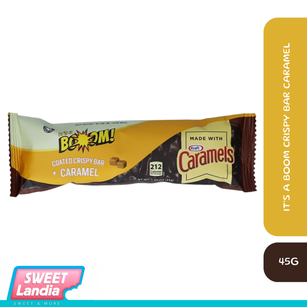 

It's A Boom Coated Crispy Bar Caramel 45g