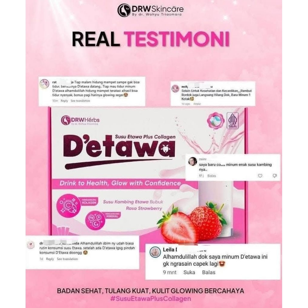 

Susu Kambing Etawa kolagen Drw Skincare