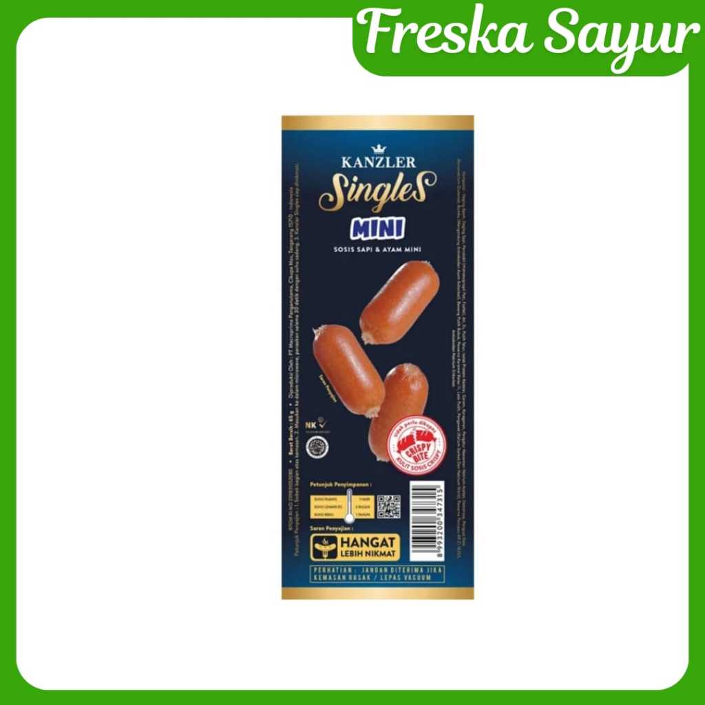 

Kanzler Sosis Singles Mini Sapi & Ayam 65 gr