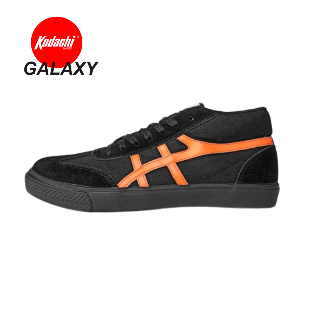 SEPATU KODACHI GALAXY HITAM ORANGE Kodachi Shoes Galaxy HO Oldskool