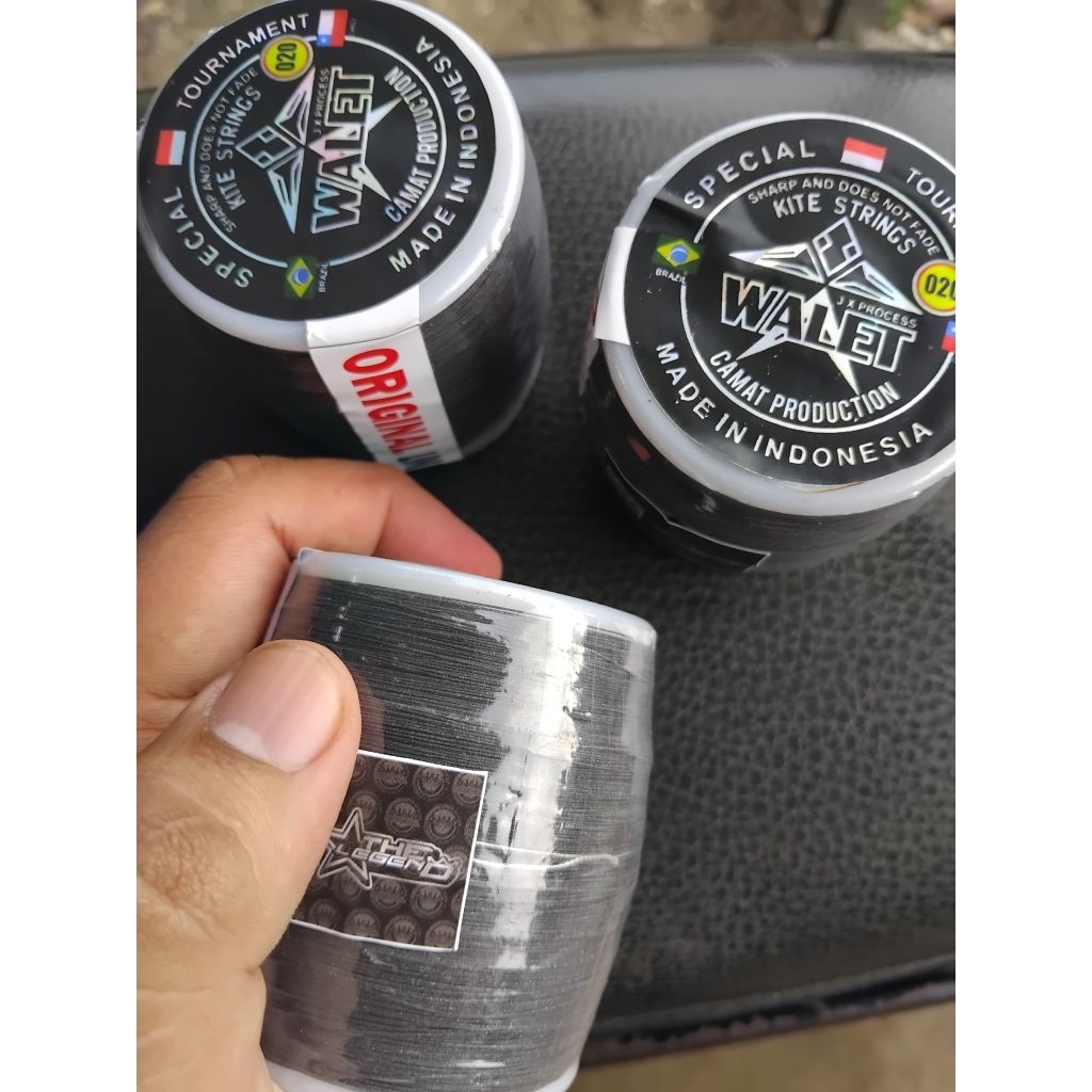 SENAR GELASAN ORIGINAL WALET HITAM 0,20 MATOT