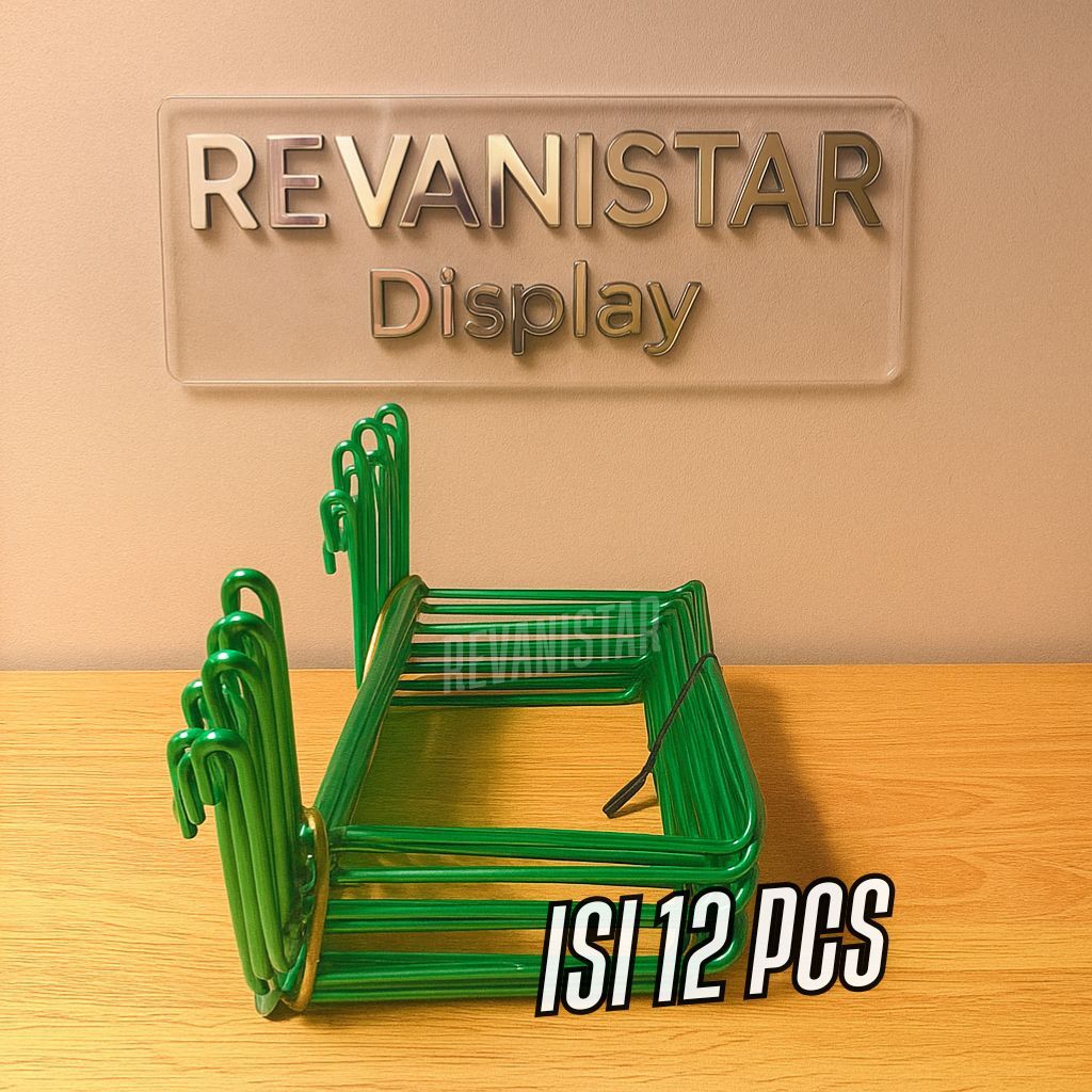 Isi 12PCS (Selusin) Tatakan Sepatu Warna warni rak display sandal dan sepatu untuk di kait di ram wi