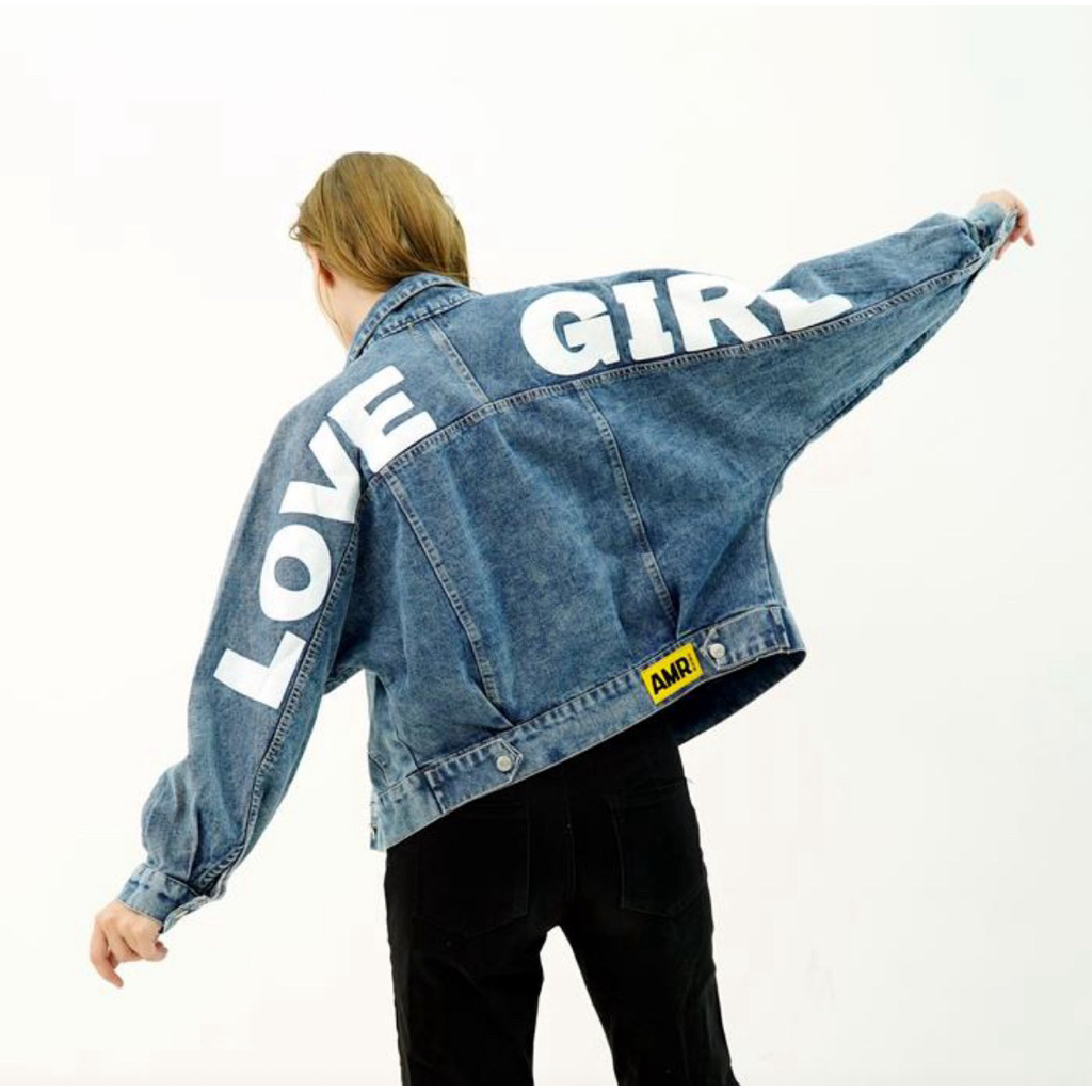 Preloved  AMR ORIGINAL - Love Girl Jacket Jeans