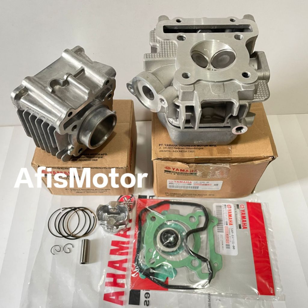 Blok Seher komplit+Blok Head Komplit-54P Yamaha Mio j,110 115 Fino fi ,Mio gt soul gt 110/115.CC