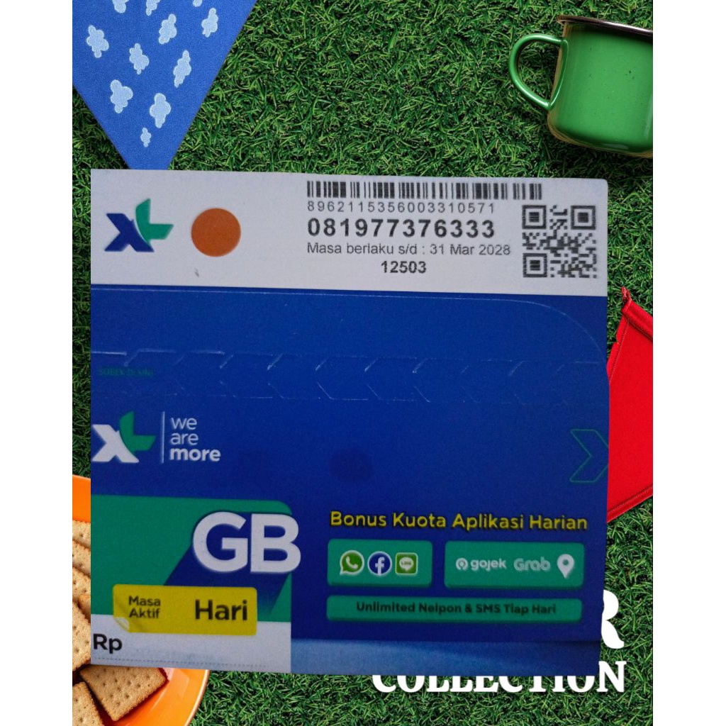 nomor cantik XL isi kuota 9.5gb 45hari 77 37 6 333