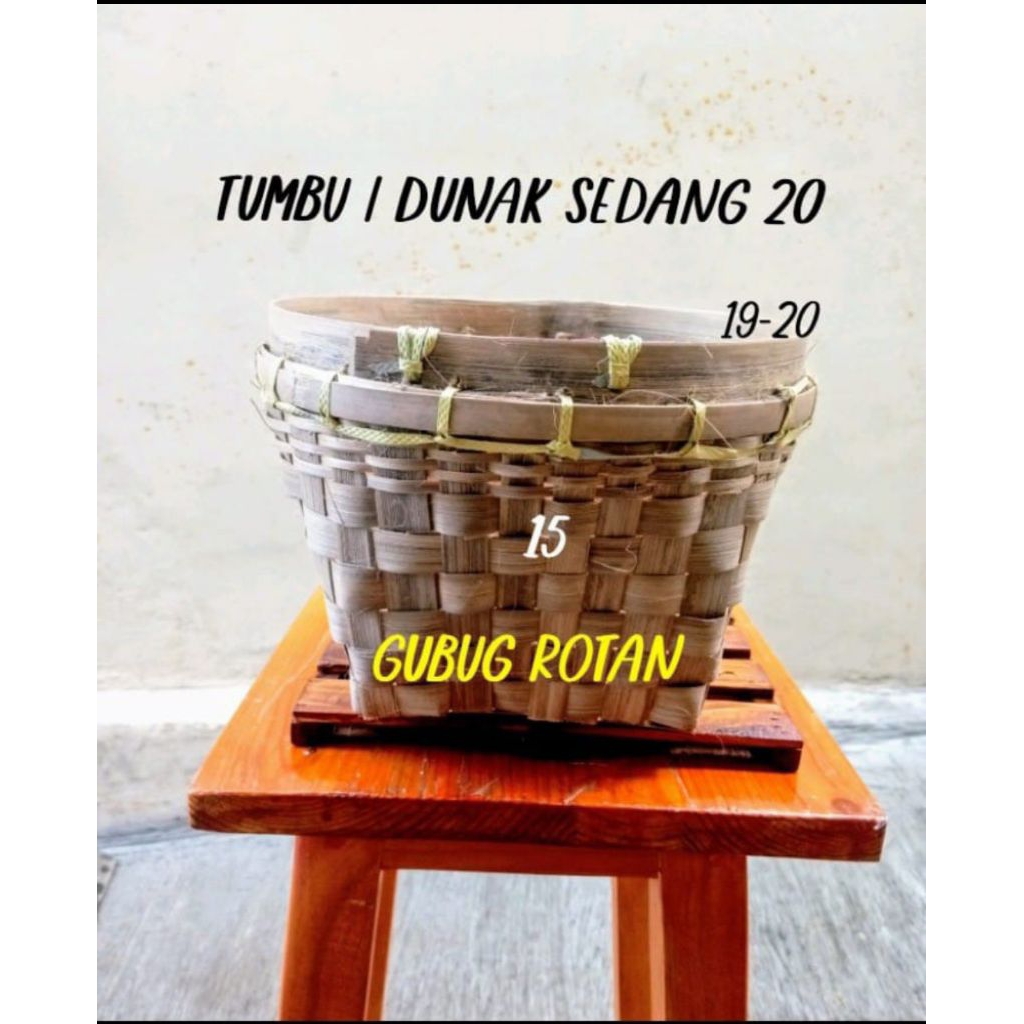 Bakul Nasi Sedang / Tumbu Bambu Sedang