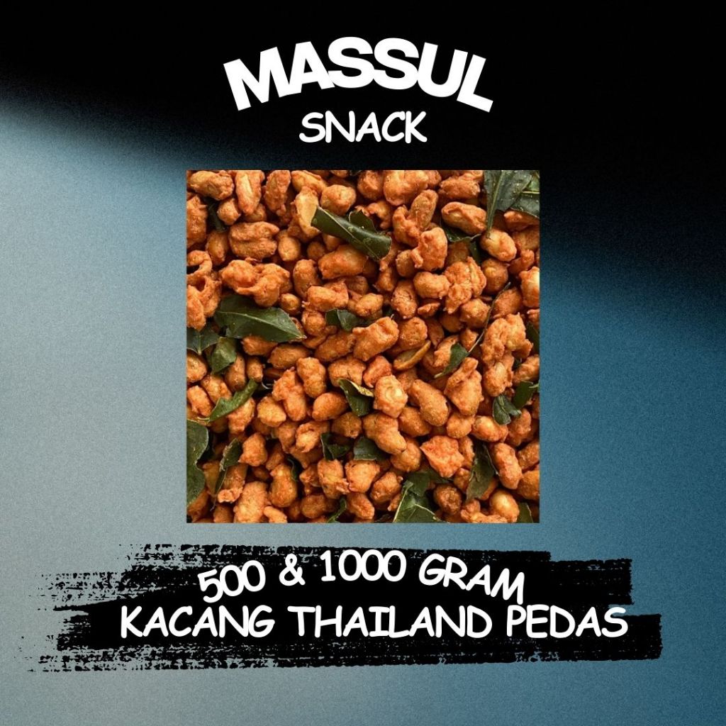 

[500 gram & 1000 gram] Kacang Thailand Pedas Manis Daun Jeruk