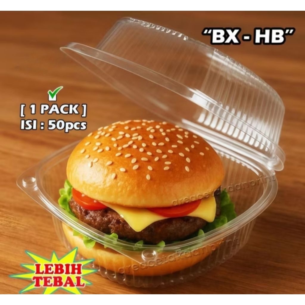 Plastik Mika Kemasan Burger / Mika Burger / Mika Donat / Mika Hamburger / M...