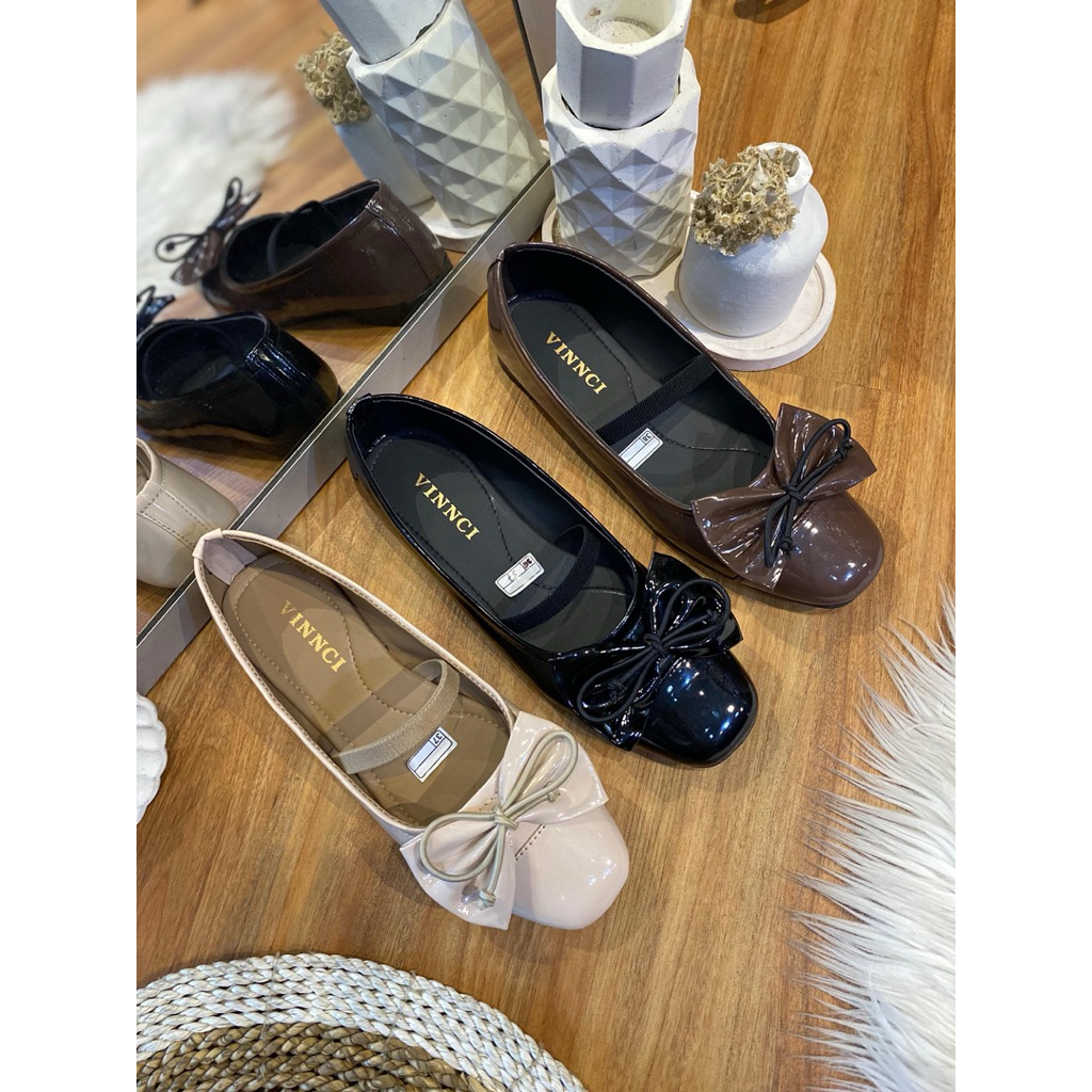 Sepatu wanita kerja fahira Pansus kilat pita pansus kuliah pansus cantik pansus manis