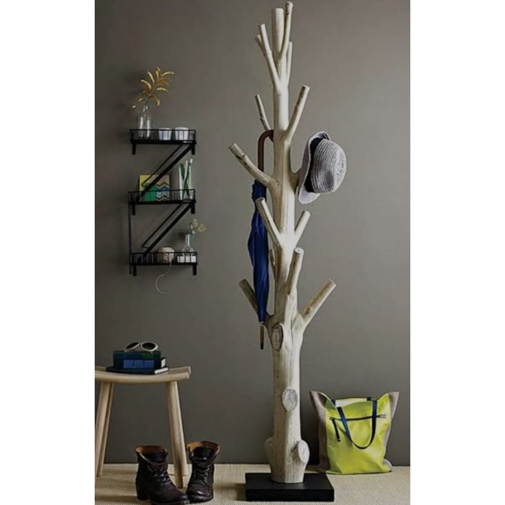 batang pohon kayu kopi natural/untuk dekorasi rumah ruang tamu tinggi 180cm ready