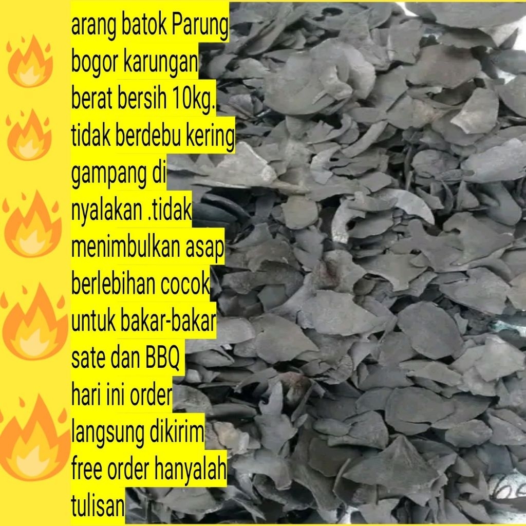 Arang batok kelapa karungan 10kg