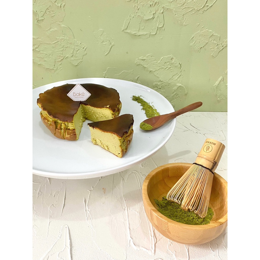 

NEW! Japanese Matcha & Hojicha Basque Burnt Cheesecake