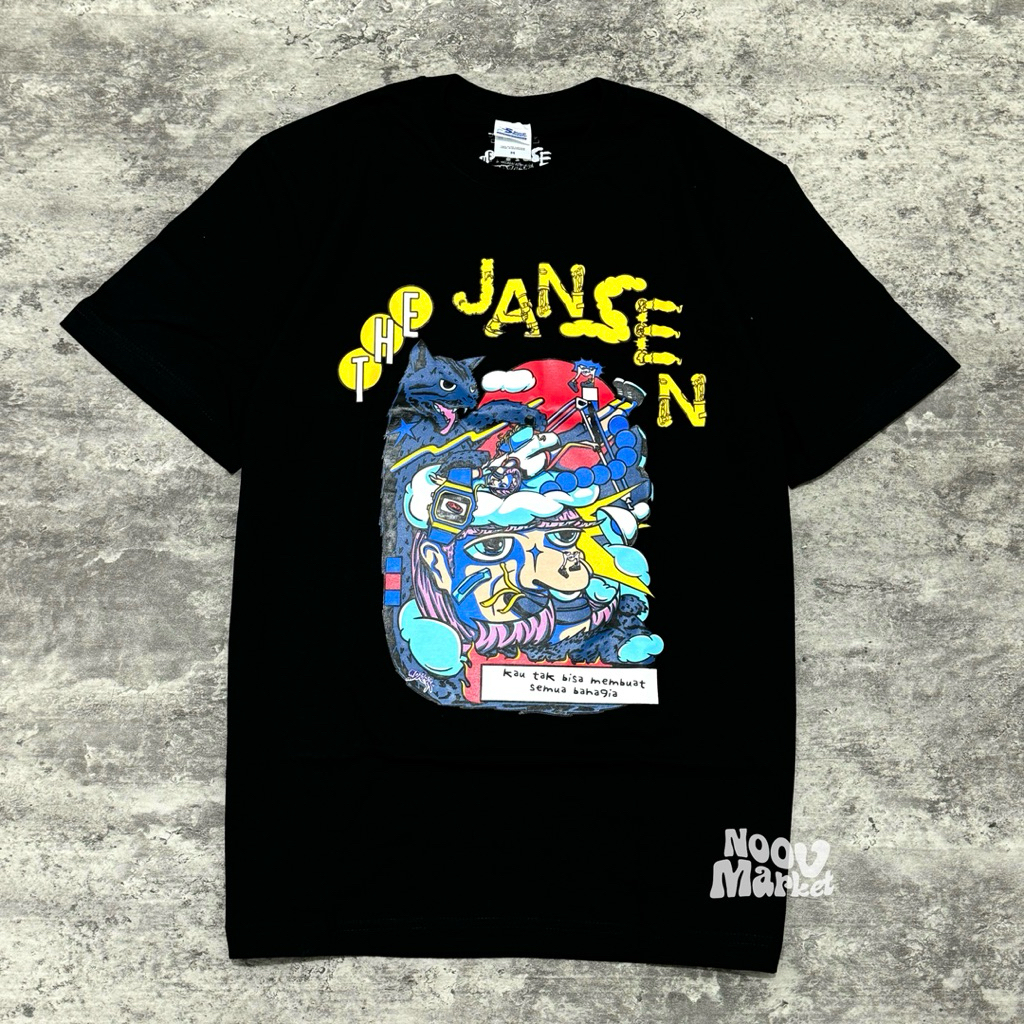 noov music merch The Jansen - Katanya Sudah Tak Lagi Membenci Tshirt - Black | Official Merchandise 