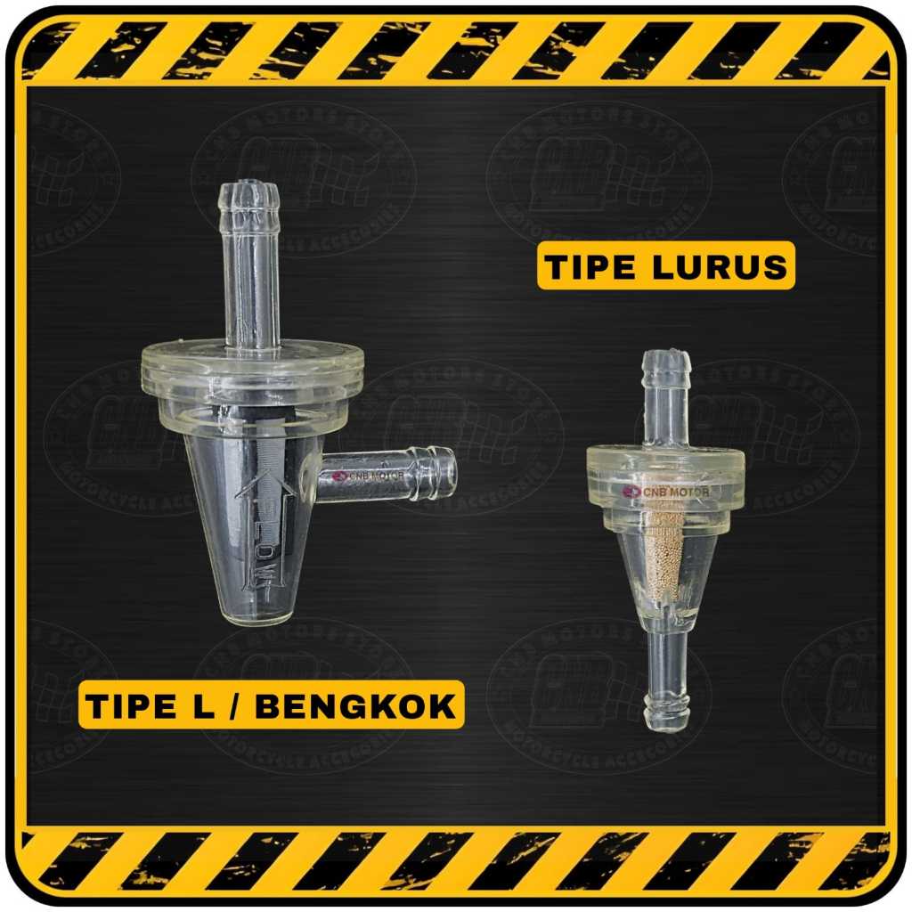 Saringan Filter Bensin Motor Custom Universal ( Lurus & L / Bengkok )