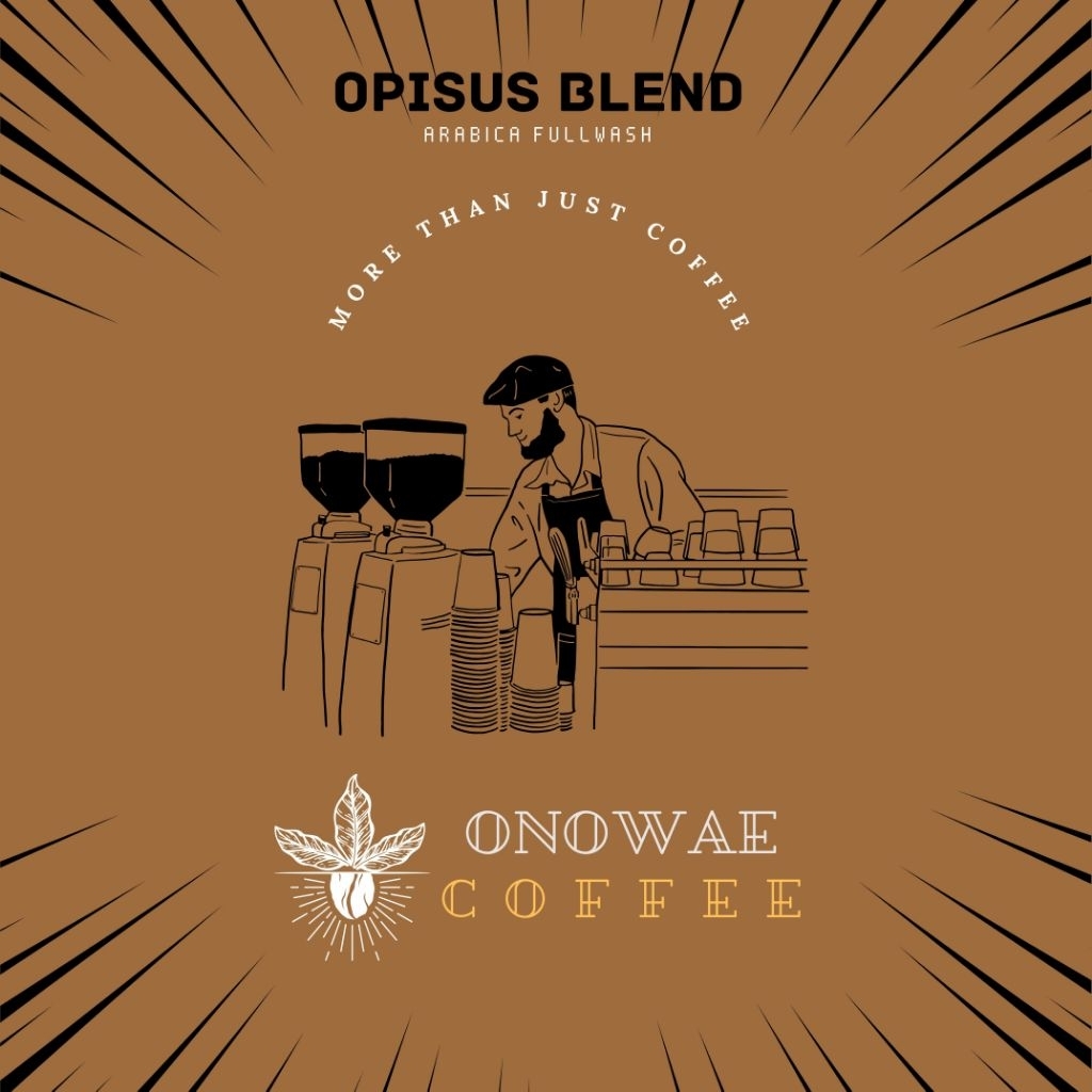 

OPISUS BLEND kopi arabica fullwash , medium to dark
