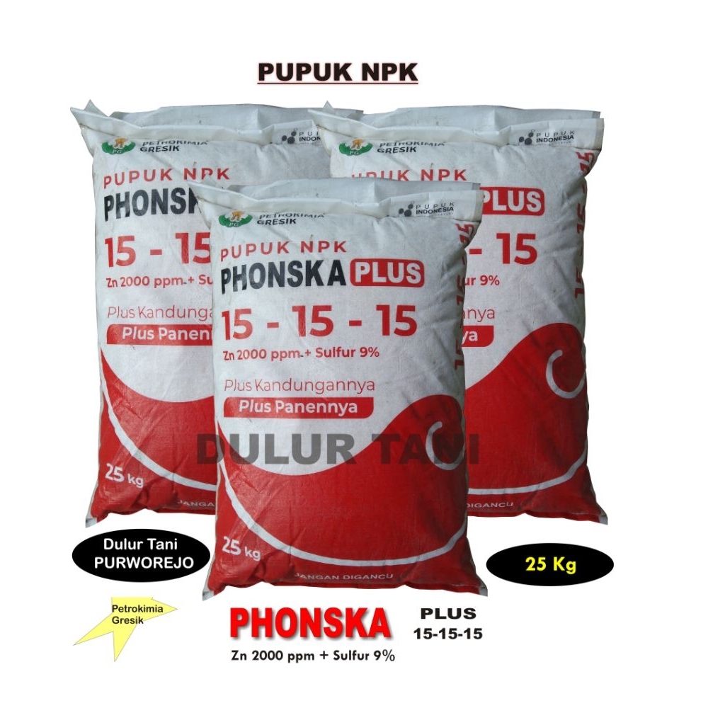 Pupuk Phonska Plus 25 kg Original Petrokimia Gresik