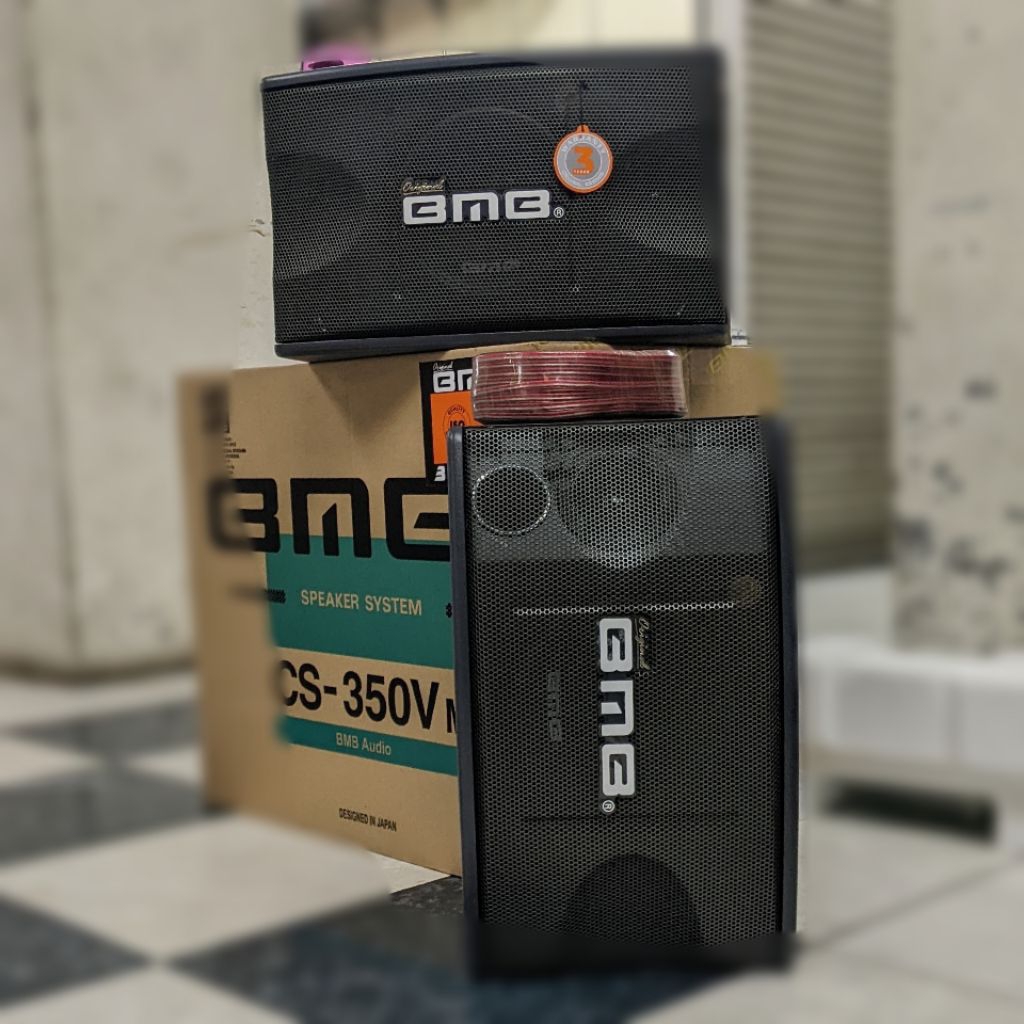 BMB CS 350V MK III  2 buah / sepasang / 1 set plus kabel speaker 1 roll garansi 3 tahun Segel BMB Or