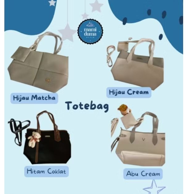Totebag Kerja/Kuliah Wanita Premium  - mamidumastyle