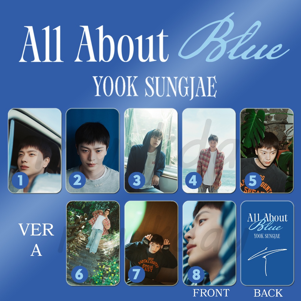 PC-1995, Unofficial Photocard Yook Sungjae All About Blue 2 sisi
