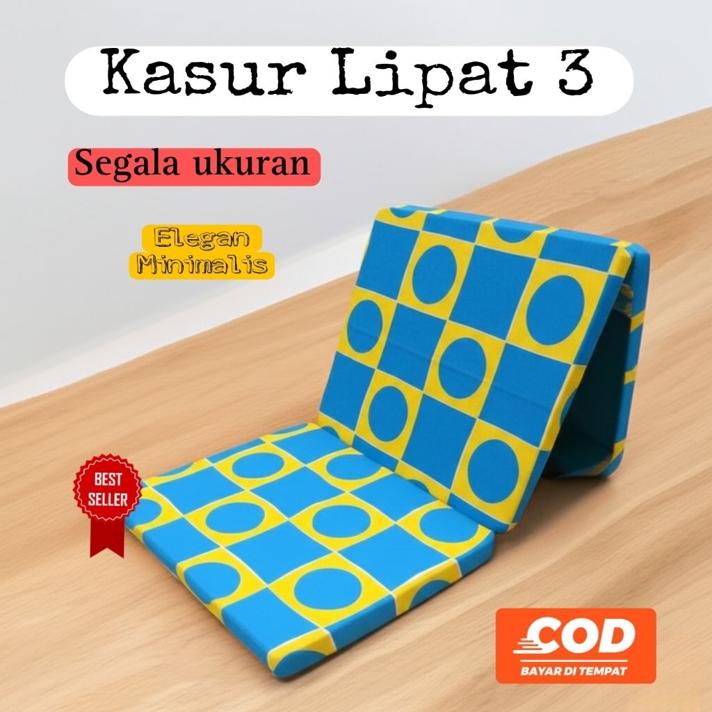 kasur Lipat 3 Cocok untuk anak pondok anak kost simple