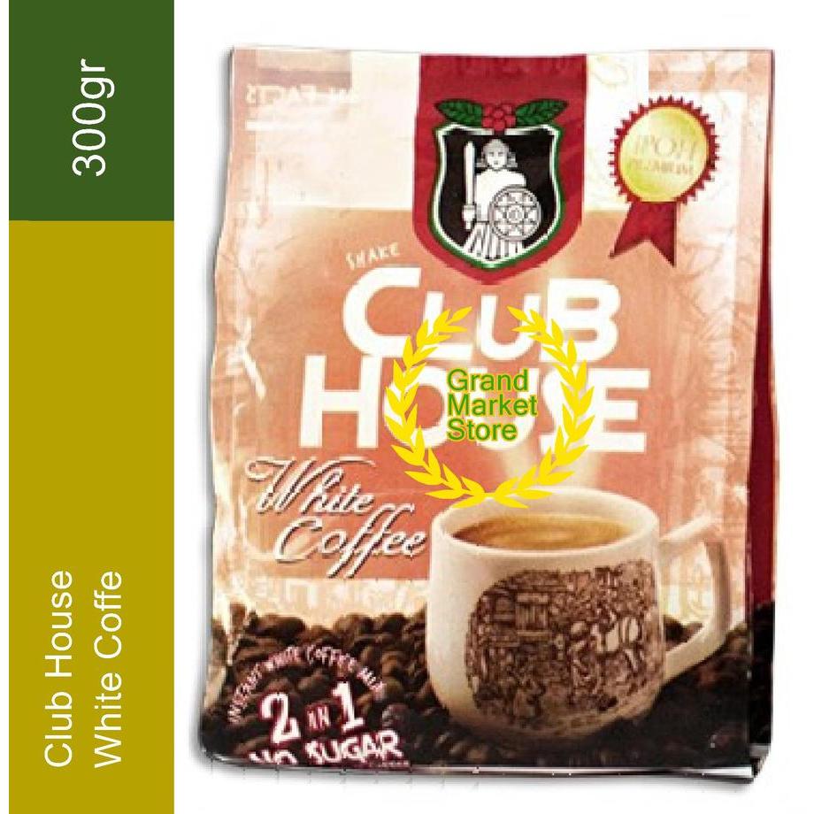 

Shake Club House 2 in 1 White Coffee Kopi Instant 2in1 No Sugar 100% Original Promo Murah