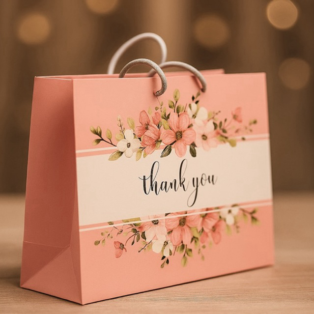 

PAPER BAG PINK FLOWER CENTER - PAPER BAG PINK - PAPER BAG CUSTOM MURAH - PAPER BAG ELEGAN - PAPER BAG PERNIKAHAN - PAPER BAG KADO - PAPER BAG BREIDSMAID - PAPER BAG WEDDING
