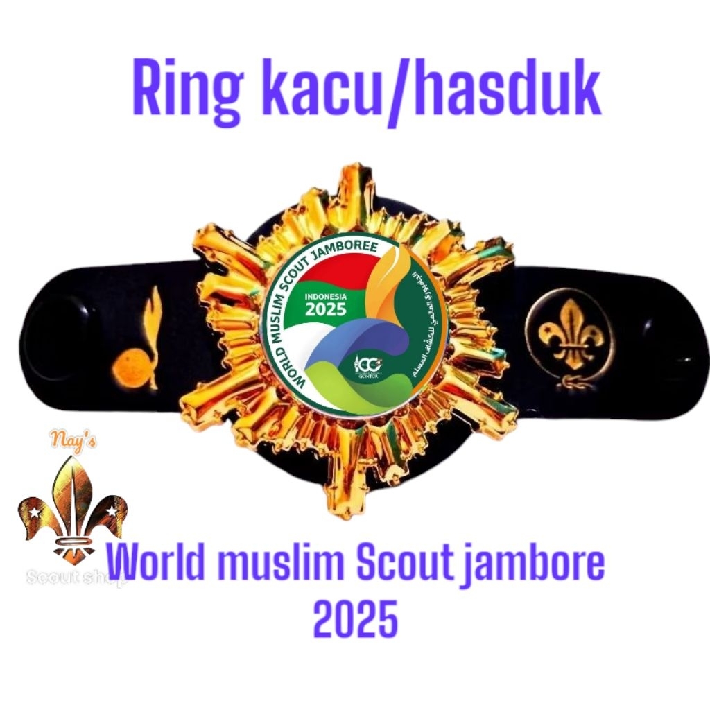 Ring kacu Pramuka WORLD MUSLIM SCOUT JAMBORE 2025