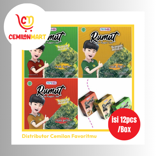 

Rumput Laut AA Rasa Ayam 10gr - Snack Ringan