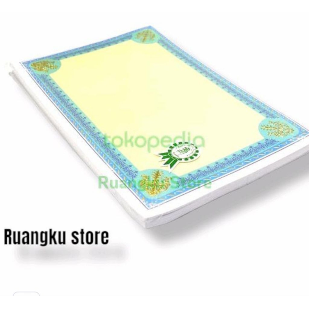 

Kertas Piagam Sertifikat Tebal Bamboo 50 Lembar