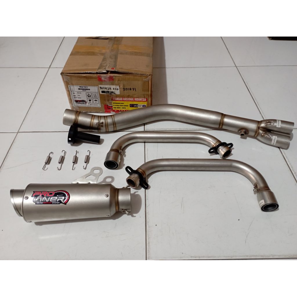 Knalpot Ninja250 Fi Tipe Titan original Proliner
