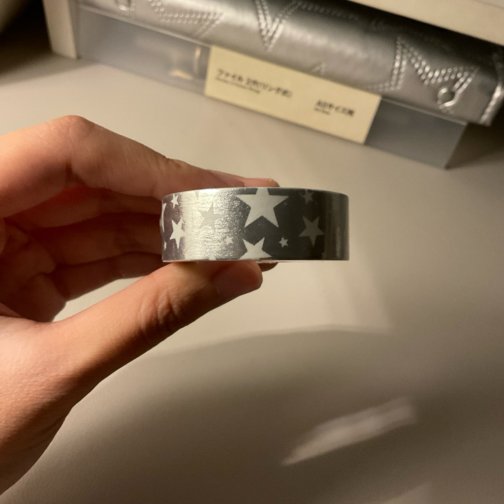 

WASHI TAPE SILVER STARS