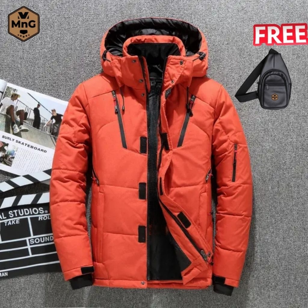 Pakaian Baju Hangat Jaket Gunung Hiking Outdoor Pria Bahan Tebal Waterproof By Mikaila Official Shop